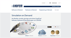 Desktop Screenshot of ecadfem.com